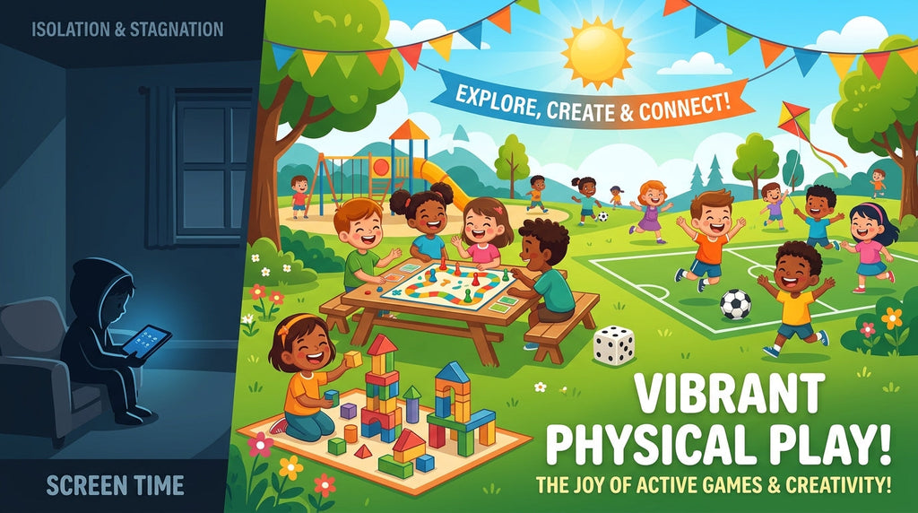 Screen Time vs Physical Play: Why Kids Need Movement More Than Devices