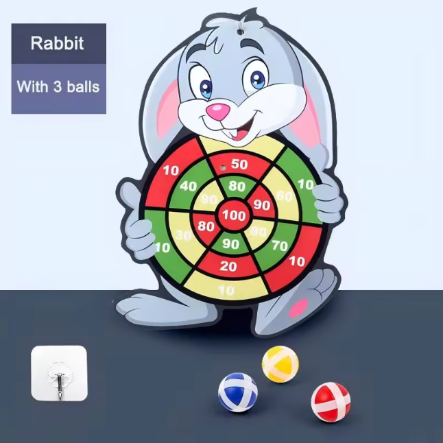 Educational Games Dart Board Baby Toy Stickey Ball Dart Indoor Sports Child Montessori Games for Children 3 to 7 Years