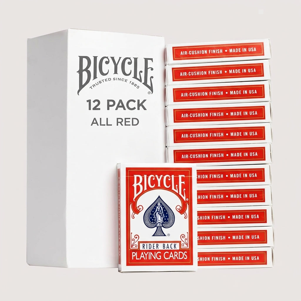 Bicycle Rider Back Playing Cards, Standard Poker Size Deck of Cards, Red & Blue (2 Pack), Classic Cards, Blackjack, Family Game Night & Card Games, Fun for All Ages